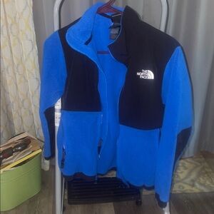 The North Face Men's Vibrant Blue and Black Performance Jacket